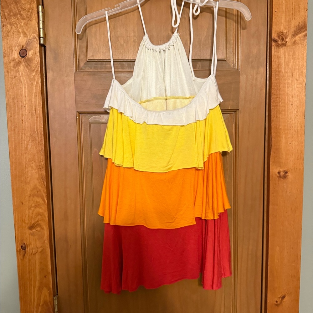 Voll Style Multicolor Layered Tank Top - Picture 2 of 3